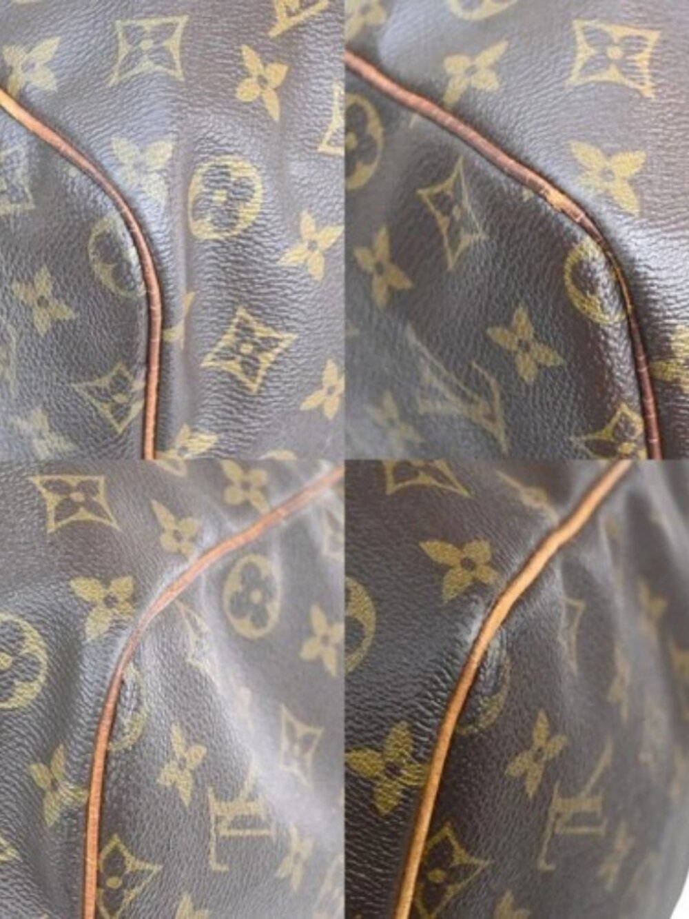 LOUIS VUITTON Keepall 60 Travel Hand Bag Monogram Leather Brown M41422 74YH945 - Picture 7 of 16